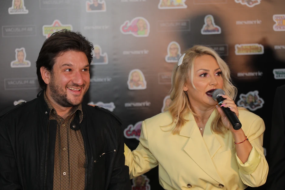 Goca Tržan i Miloš Popović