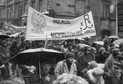 Kraków, manifestacja w rocznicę odzyskania niepodległości. 11 listopada 1980 r.