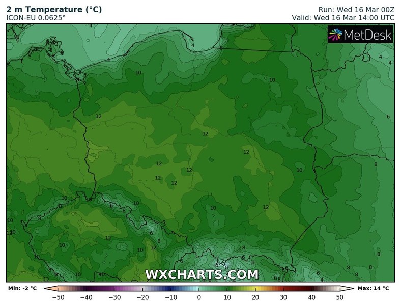 W dalszym ciągu będzie ciepło