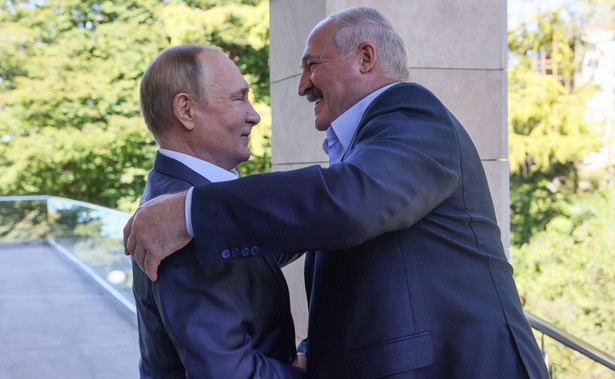 Prezydent Rosji Władimir Putin spotyka się z prezydentem Białorusi Aleksandrem Łukaszenką