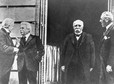 Na zdjęciu David Lloyd George, Vittorio Emanuele Orlando, Georges Benjamin Clemenceau i Woodrow Wilson