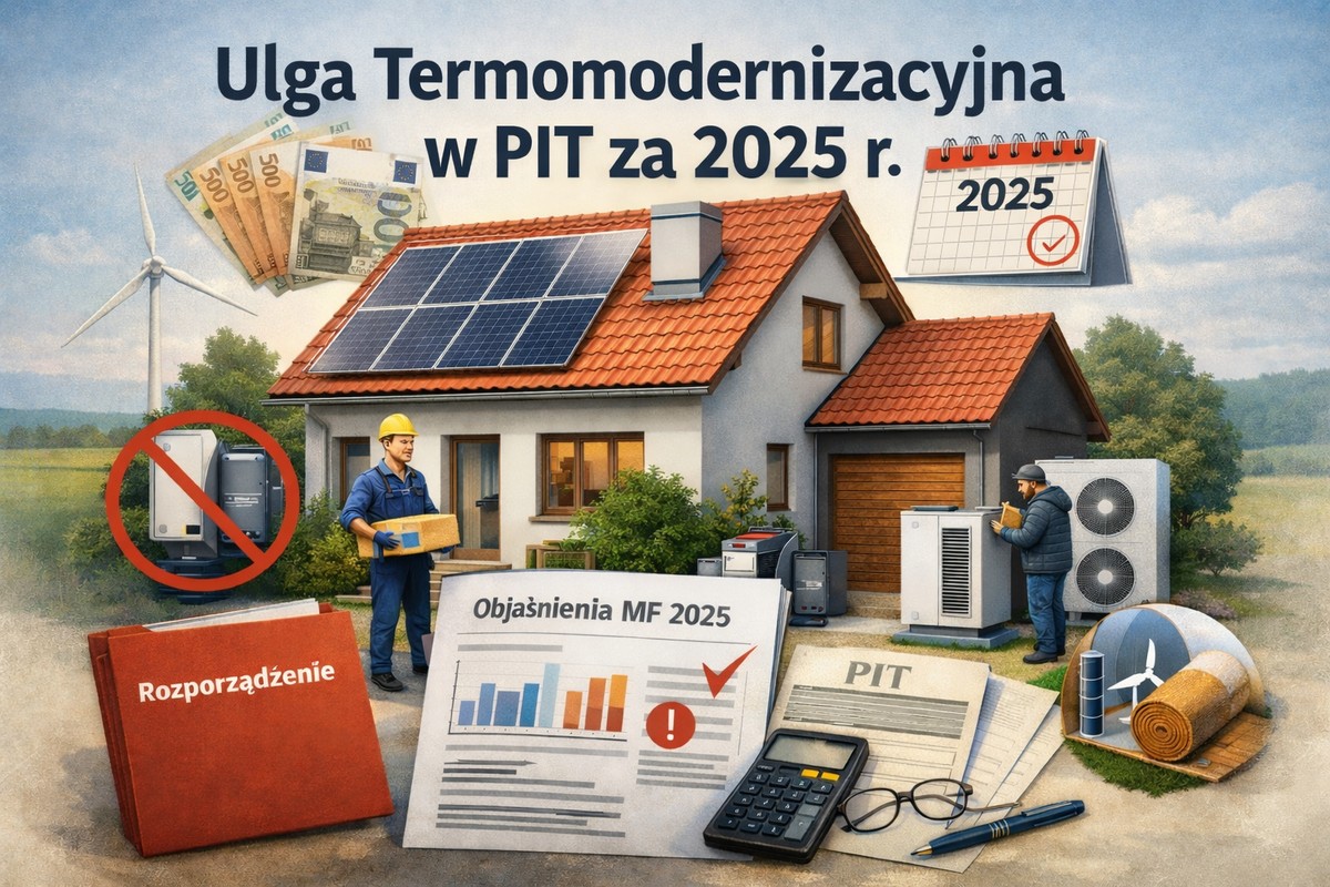 Ulga termomodernizacyjna w rozliczeniu rocznym za 2025 r.