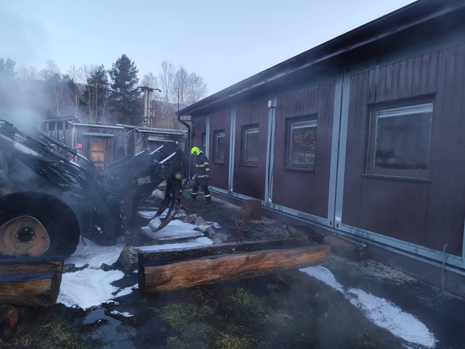 Dramatický zásah v okrese Gelnica krátko po svitaní.