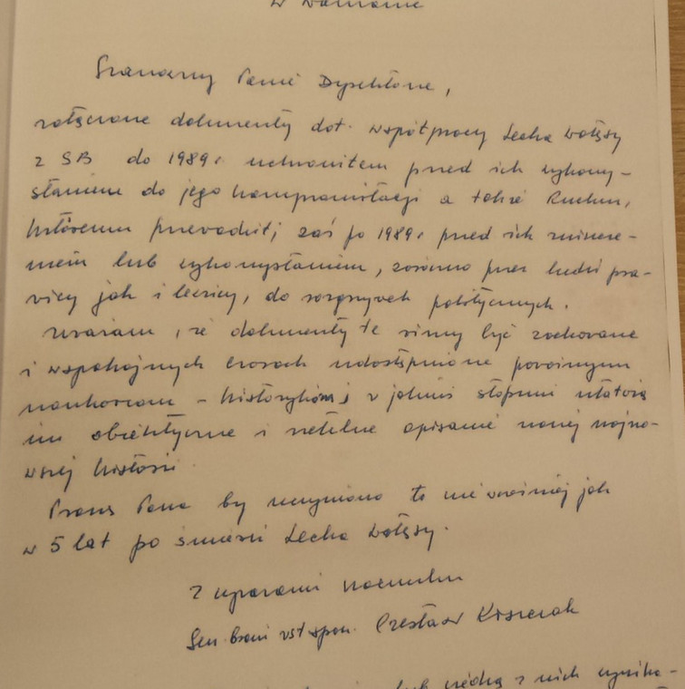 List gen. Kiszczaka