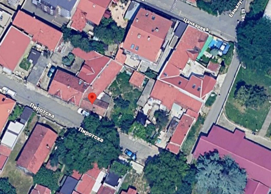 Mapa gde je došlo do obrušavanja građevinskog zemljišta na Voždovcu