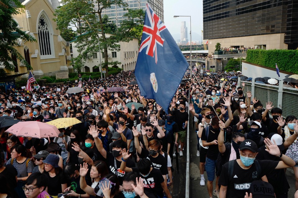 Protesty w Hongkongu