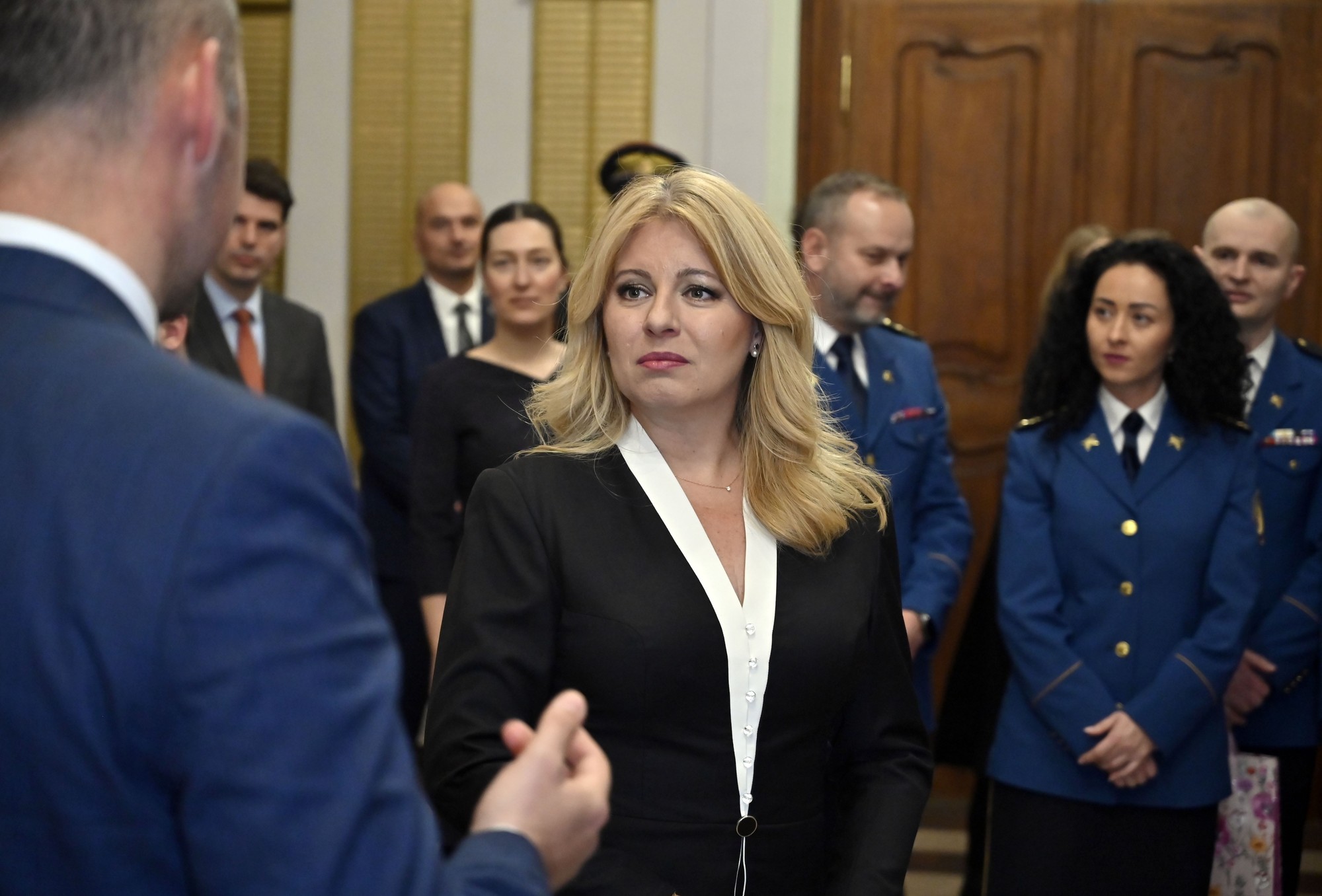 Prezidentka Zuzana Čaputová v Košiciach.