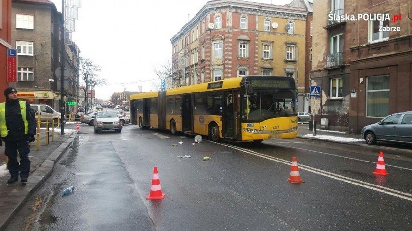 Tutaj doszło do wypadku