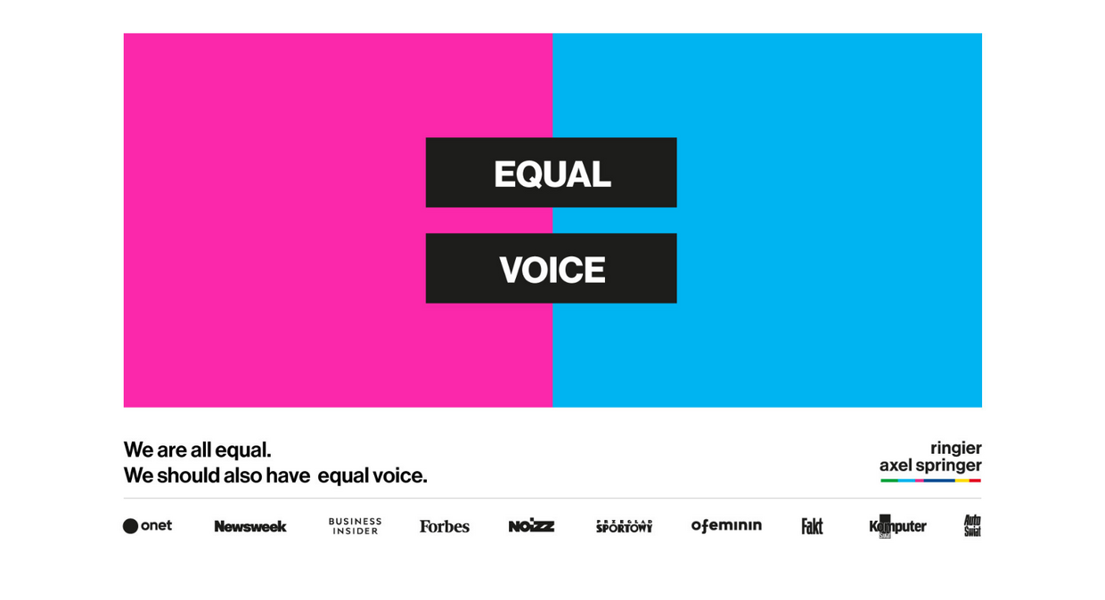 How Can Technology Help to Fix Inequalities in Media? Meet EqualVoice - Ringier  Axel Springer Tech
