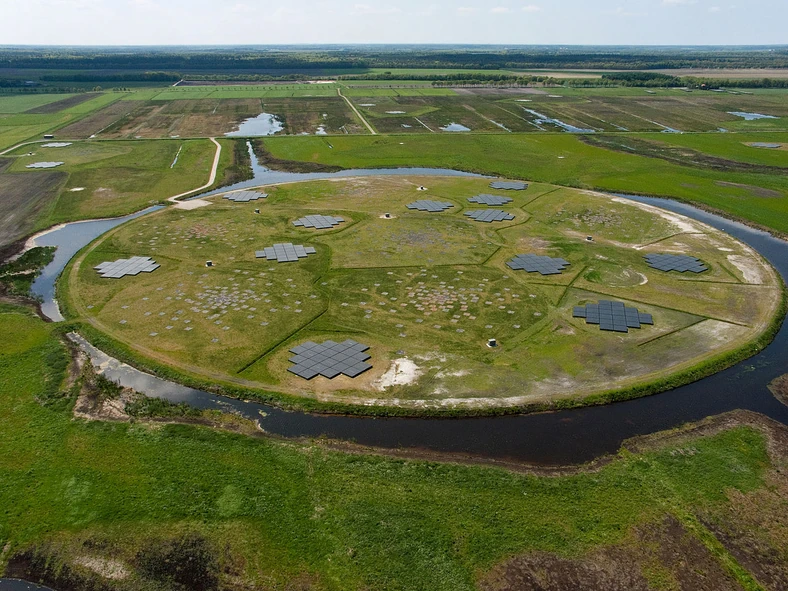 Centralne skupisko anten radioteleskopu LOFAR