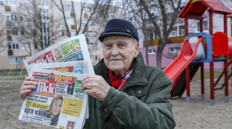 László 50 ezer forintos Media-Markt utalványt kap. /Fotó: Fuszek Gábor