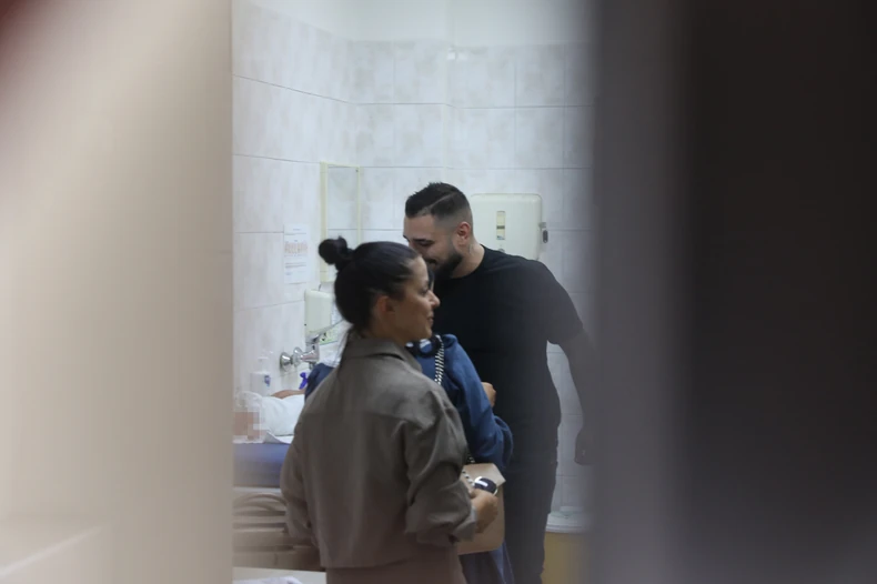 Darko Lazić u porodilištu 