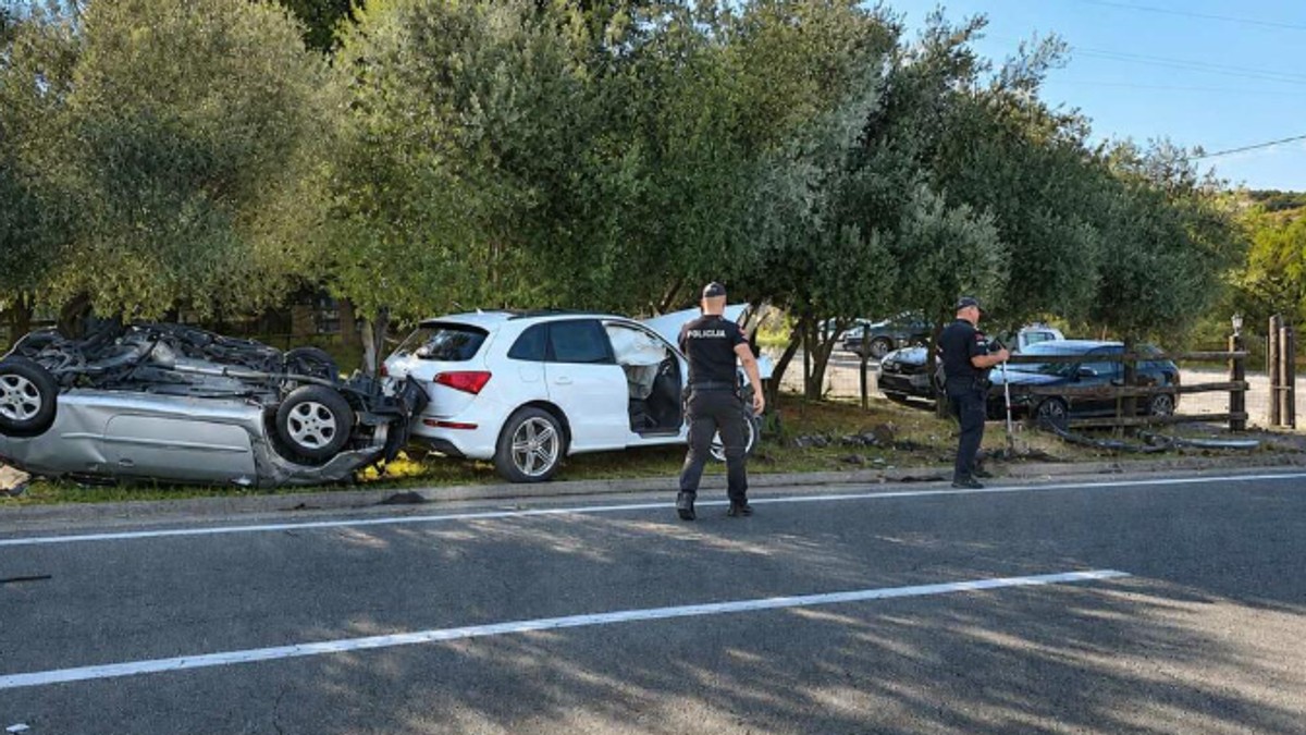 Nesreća na putu Podgorica-Cetinje