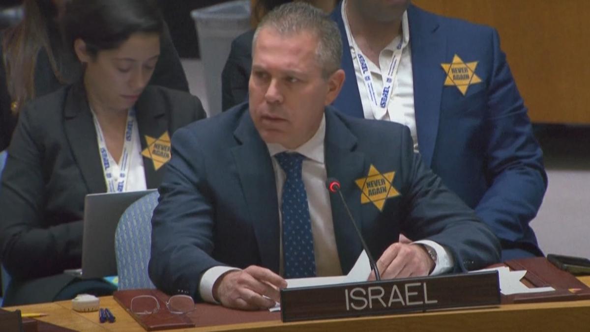 Kontrowersyjny gest ambasadora Izraela przy ONZ. To hipokryzja