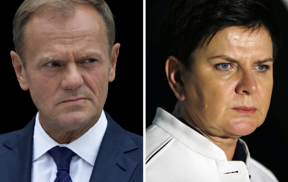 Donald Tusk / Beata Szydło