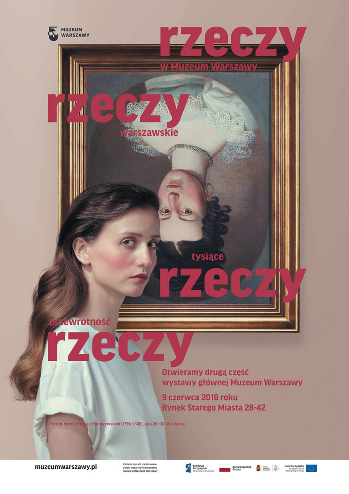 "Rzeczy warszawskie" - plakat wystawy