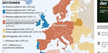 Skandaliczna mapa wielkich Niemiec! Pomyłka?