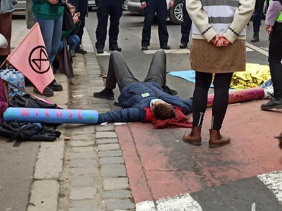 Protest aktywistów we Wrocławiu