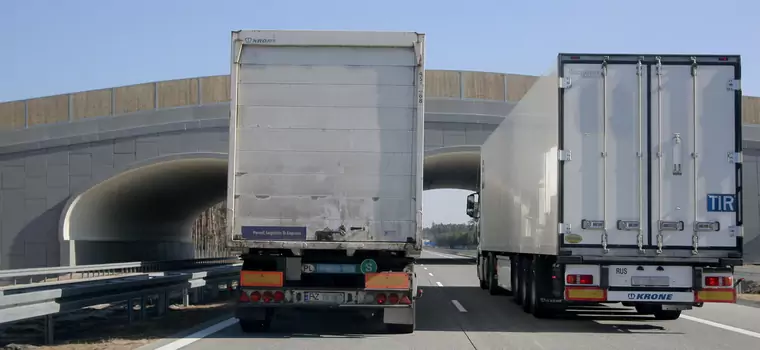 Ciężarówki przestaną się wyprzedzać? Kamery na A2