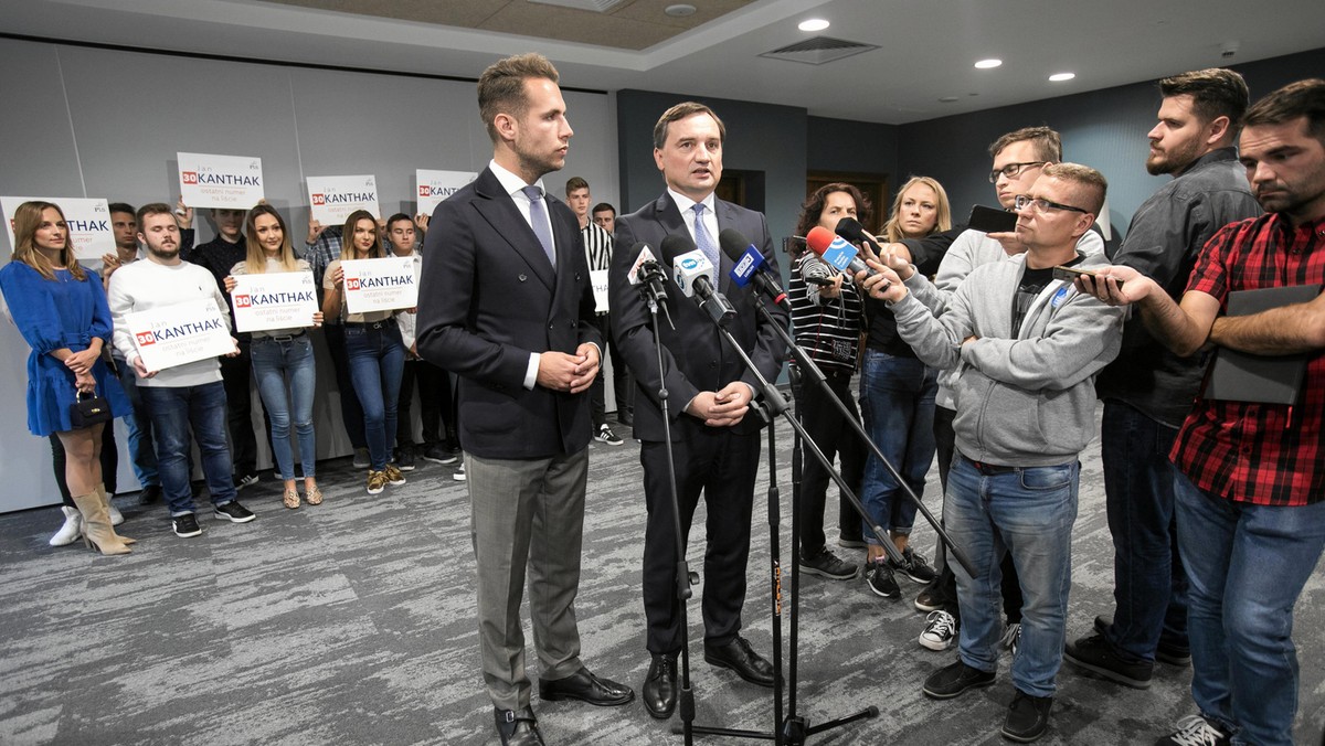 Konferencja prasowa Jana Kanthaka i Zbigniewa Ziobro w Lublinie