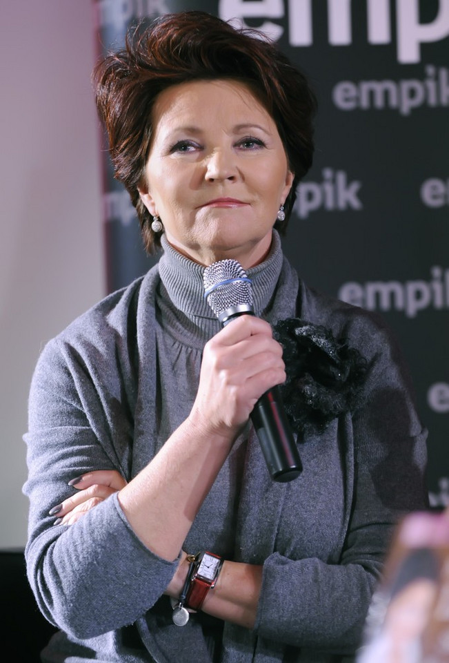 Jolanta Kwaśniewska promuje swoją książkę