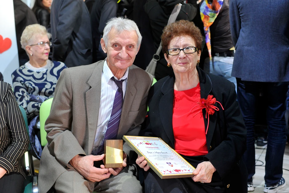 Vasić Vera i Jevrem takođe su dobili priznanje za skladan brak koji traje već 50 godina