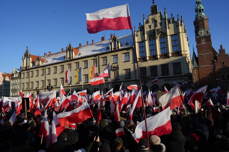 Ludzie otwarcie pokazywali wsparcie dla TV Republika