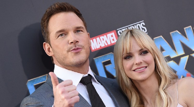 Chris Pratt és felesége a Galaxis őrzői Vol.2 premierjén