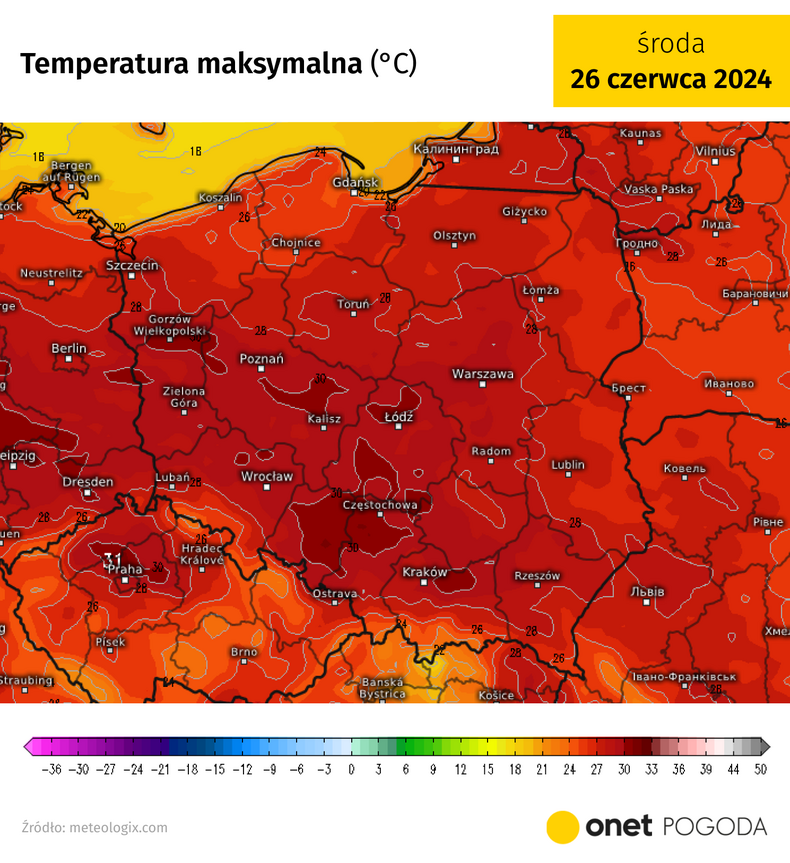 Do wielu regionów Polski powrócą upały