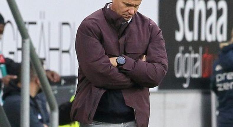 Leipzig head coach Jesse Marsch shows his frustration during Saturday's defeat at Hoffenheim Creator: Daniel ROLAND