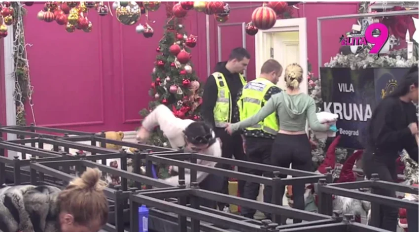 Luka i Sunčica na ivici okršaja: Obezbeđenje uletelo u Elitu 9