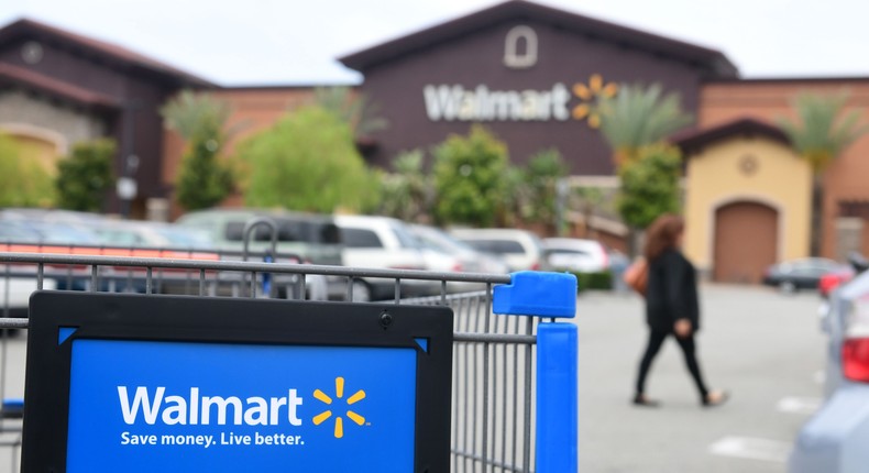 Some Walmart Spark gig workers say they wait over an hour to pick up orders.FREDERIC J. BROWN / Getty Images