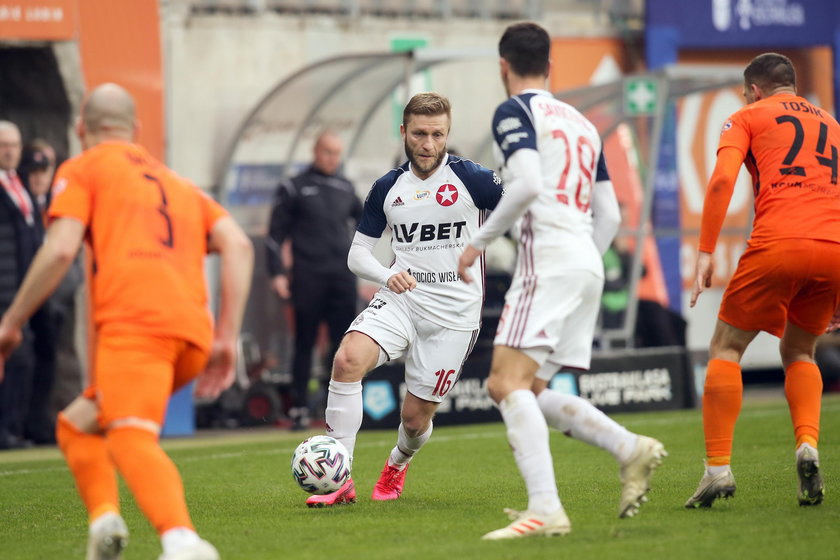 Ekstraklasa piłkarska: Zagłębie Lubin - Wisła Kraków 0:1