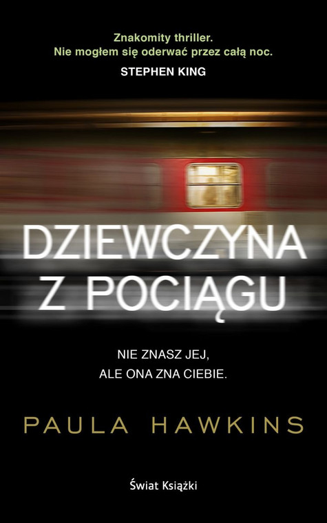 Okładka książki "Dziewczyna z pociągu"