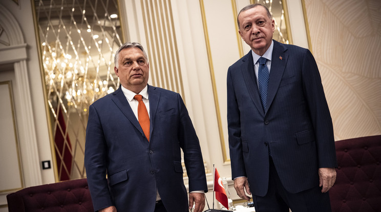 Orbán Viktor Erdogannal tárgyalt /Fotó: MTI/Miniszterelnöki Sajtóiroda/Fischer Zoltán