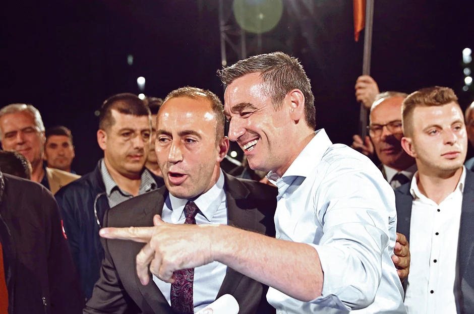 Ramuš Haradinaj i Kadri Veselji