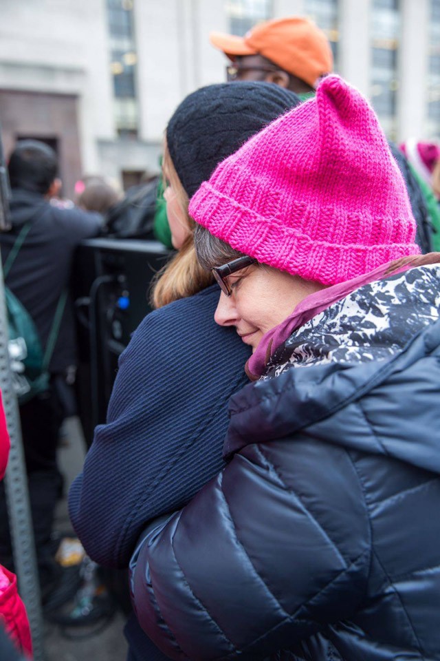Emma Watson Womens March, anyukája