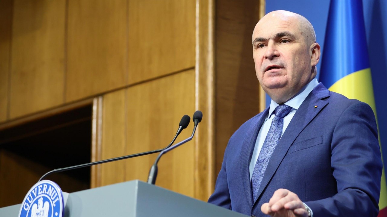 Rumunský premiér Ilie Bolojan.
