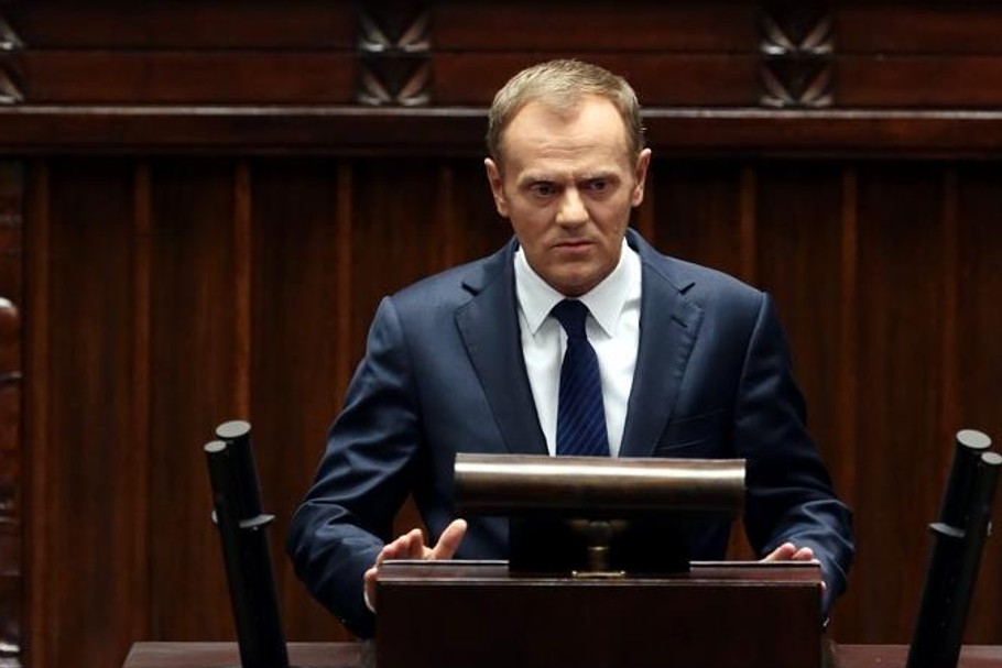 Tusk mo´wnica Sejm