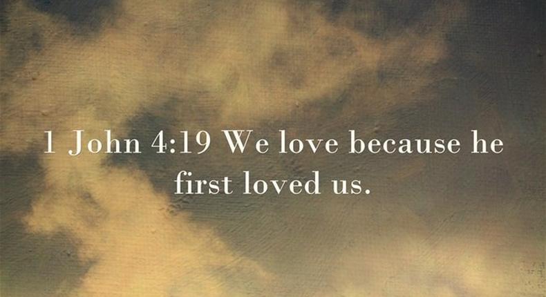 God loves us for no reason, so that we can also love in the same way