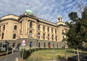 Ograđena Skupština Srbije