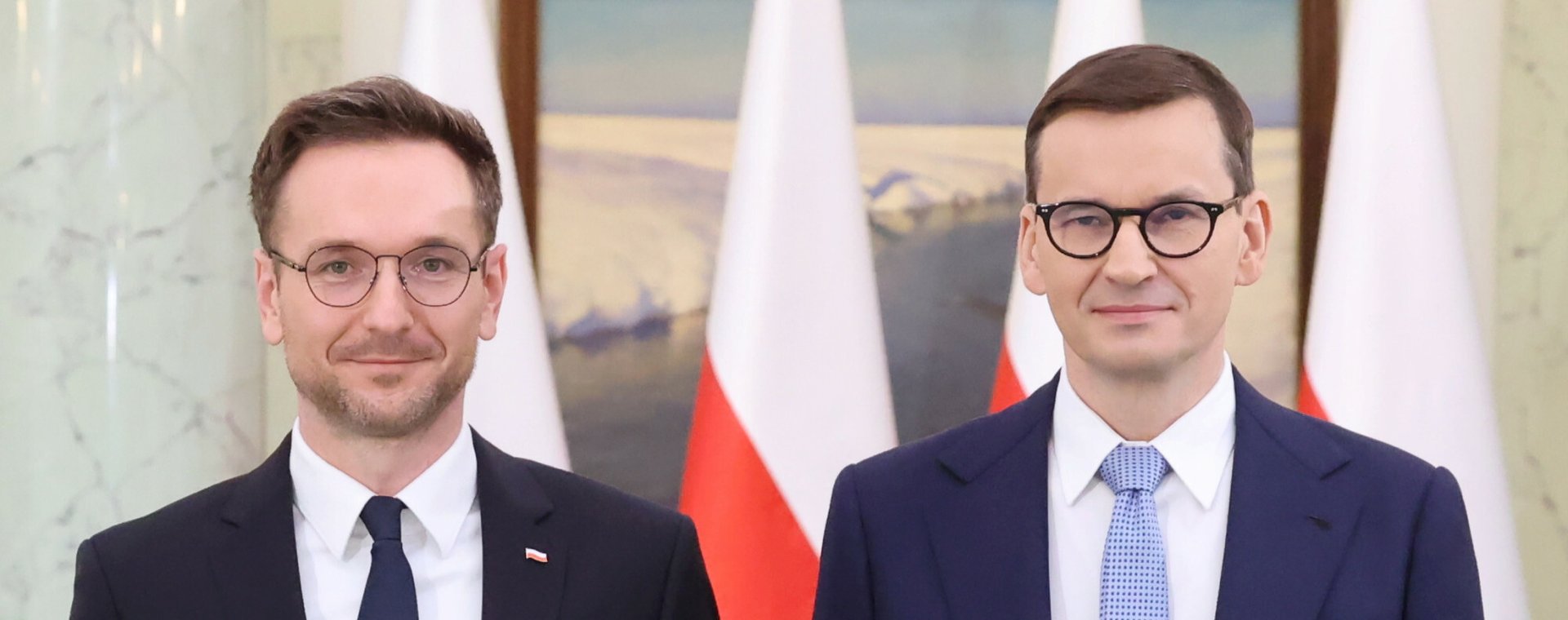 Waldemar Buda został ministrem rozwoju w kwietniu 2022 r. (od lewej). Jego resort przygotowuje założenia tarczy energetycznej dla firm. Decyzje o finansowaniu będzie podejmować Rada Ministrów.