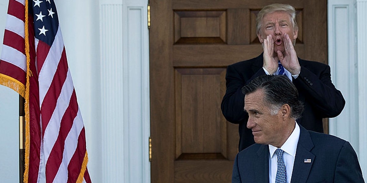 Mitt Romney w weekend spotkał się z Donaldem Trumpem