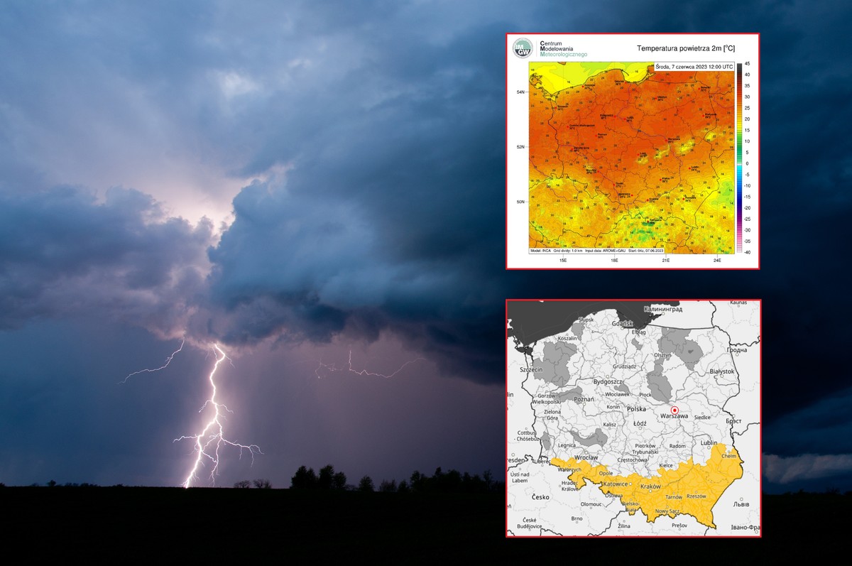 Pogoda szaleje: Burze z gradem i 30 stopni Celsjusza. IMGW wskazuje też nowe zagrożenie