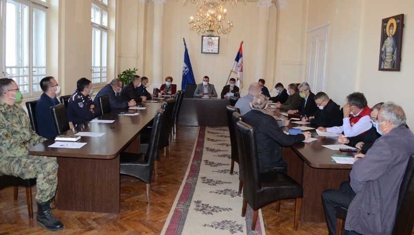 Sa današnje sednice na kojoj je proglašena vanredna situacija