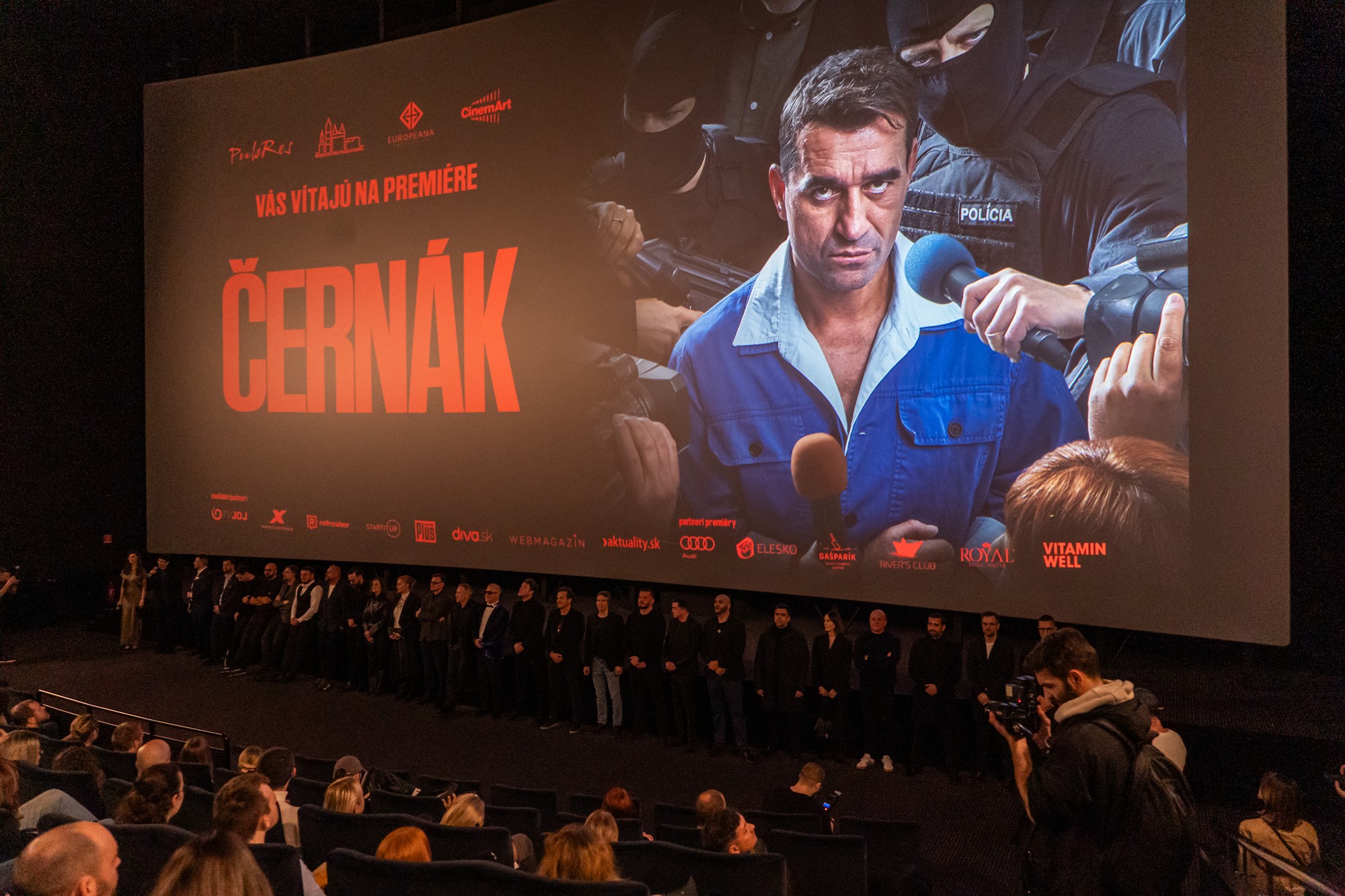 Premiéra filmu Černák.