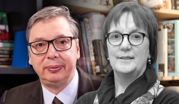 Aleksandar Vučić i Vedrana Rudan 