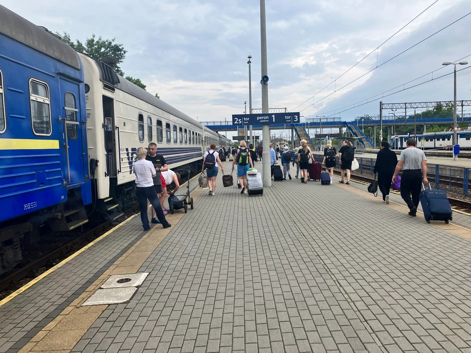 Železnička stanica u Helmu, Poljska
