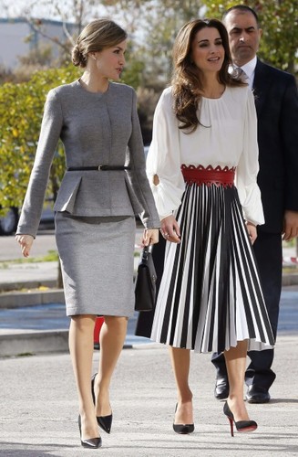 Rania al-Abd Allah i królowa Letizia