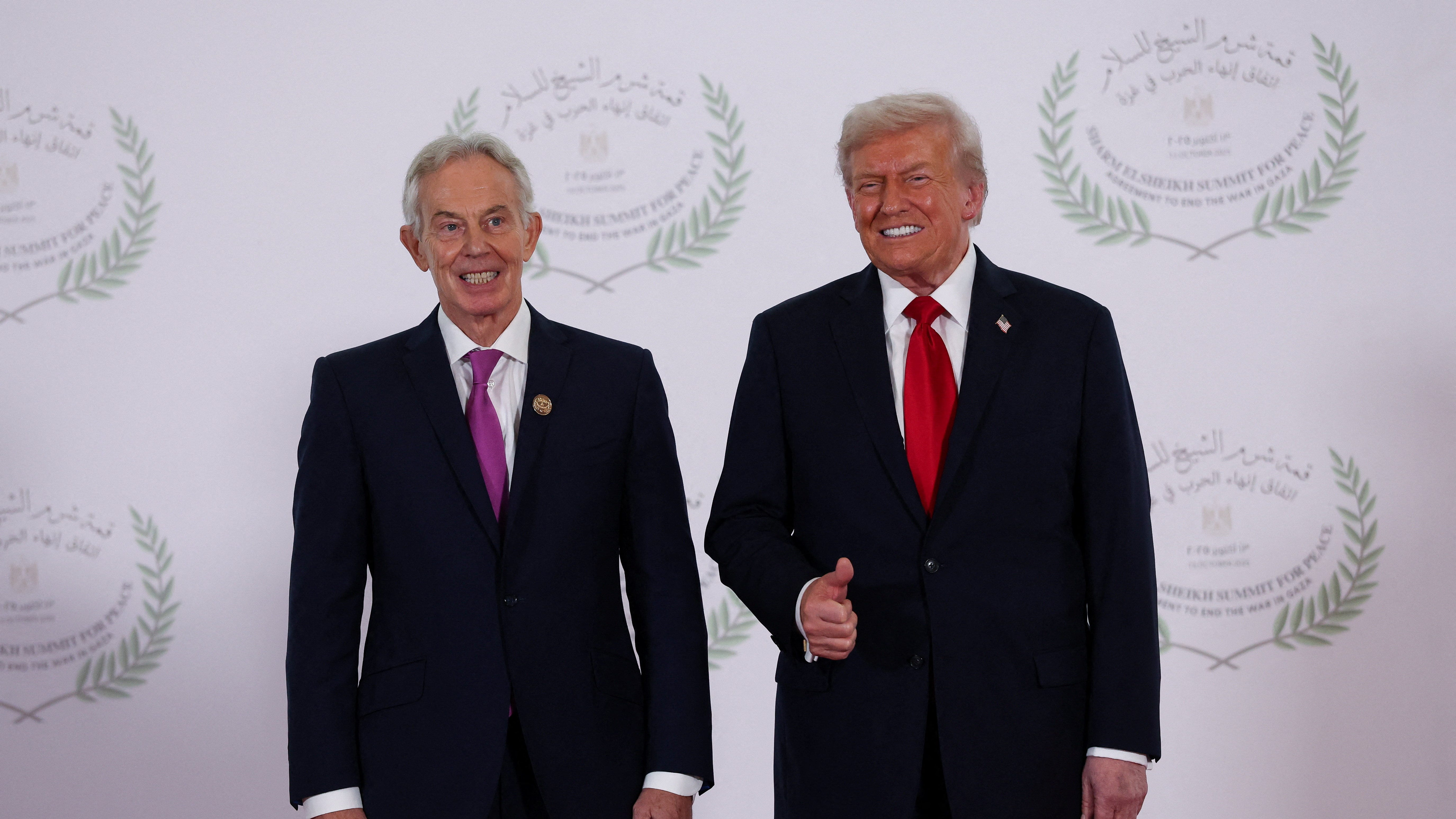 Trump appoints Tony Blair to Gaza 'Board of Peace'